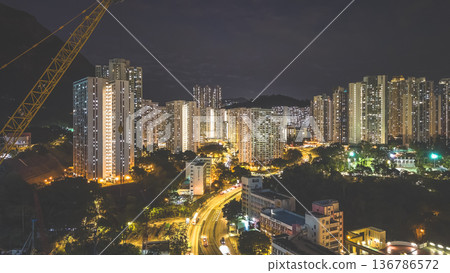 Soft dusk light brightens Choi Wan residential skyline Feb 5 2026 Soft dusk light brightens Choi Wan residential skyline Feb 5 2026 136786572