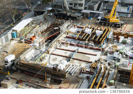 Construction site redevelopment Construction site redevelopment 136786856