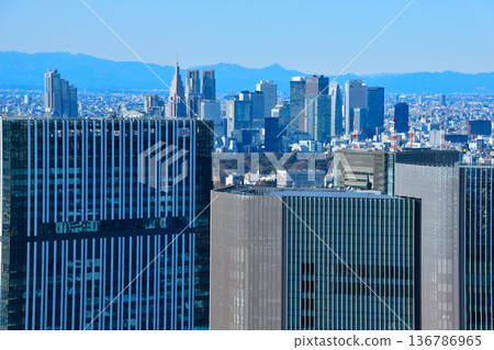 Cityscape Tokyo Shinjuku Buildings 136786965