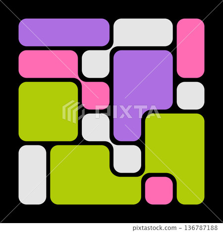 Abstract Bento Grid Vector Background With Liquid Bubble And Metaball Shapes. Trendy Futuristic Geometry For Creative Layouts, Covers, And UI Design Abstract Bento Grid Vector Background With Liquid Bubble And Metaball Shapes. Trendy Futuristic Geometry For Creative Layouts, Covers, And UI Design 136787188