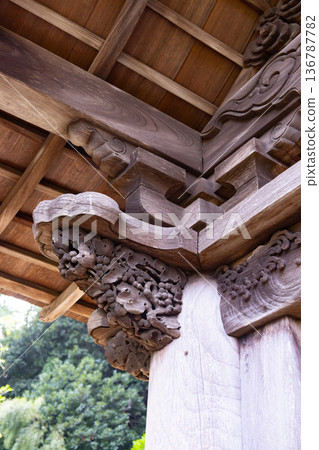 這裡是月勝寺,松江藩第七代藩主鬆平春里的家寺,他的陵墓就葬於此。寺門上雕刻著葡萄花紋。 這裡是月勝寺,松江藩第七代藩主鬆平春里的家寺,他的陵墓就葬於此。寺門上雕刻著葡萄花紋。 136787782