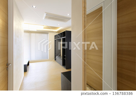 Modern Residential Interior Design Series. High Resolution Backgrounds for Home Styling. 136788386