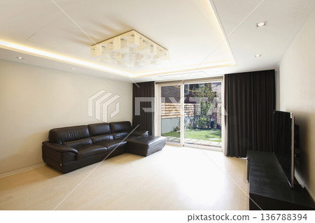 Modern Residential Interior Design Series. High Resolution Backgrounds for Home Styling. 136788394