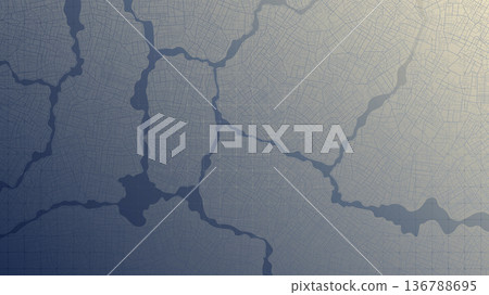 City urban roads and streets abstract map downtown district map. Concept of planning and mapping a travel route using. Flat vector illustration City urban roads and streets abstract map downtown district map. Concept of planning and mapping a travel route using. Flat vector illustration 136788695
