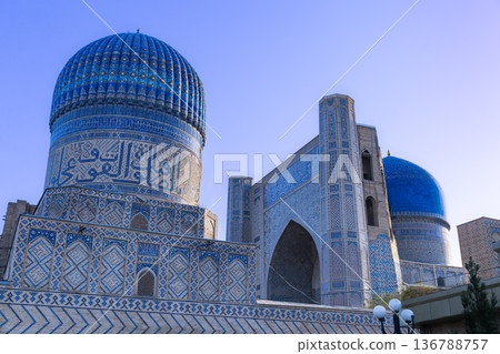 Bisk-i-Khanimmo in the evening in Samarkand Bisk-i-Khanimmo in the evening in Samarkand 136788757