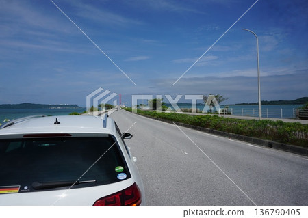 I was moved by the Okinawan scenery I was moved by the Okinawan scenery 136790405