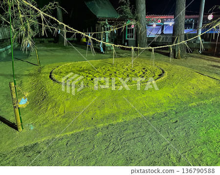 The sumo ring after the festival The sumo ring after the festival 136790588