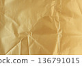 Golden crumpled paper 136791015