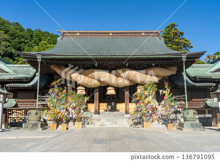 宮地岳神社及大注連繩 136791095