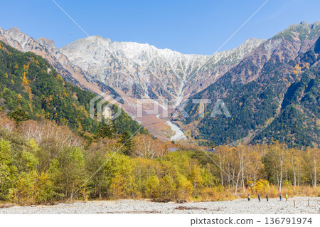 上高地是日本著名的山區度假勝地之一，也是欣賞秋葉的好去處。 136791974