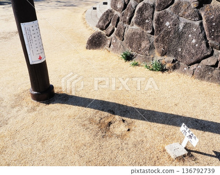神奈川縣,東山公園,三角測量點,1月 神奈川縣,東山公園,三角測量點,1月 136792739