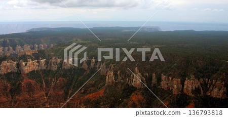 Aerial View Grand Canyon Arizona Aerial View Grand Canyon Arizona 136793818