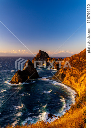 (Shizuoka Prefecture) Mount Fuji beyond Nishiizu Senkanmon Gate (Shizuoka Prefecture) Mount Fuji beyond Nishiizu Senkanmon Gate 136794230