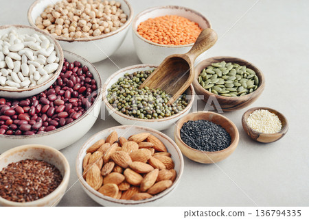 Vegan protein source. 136794335