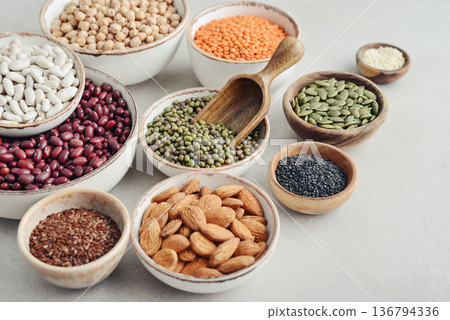 Vegan protein source. Vegan protein source. 136794336