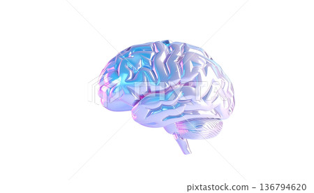塑膠質感的大腦 塑膠質感的大腦 136794620