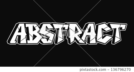 Abstract word graffiti lettering on dark background Abstract word graffiti lettering on dark background 136796270