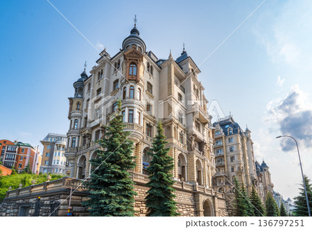 View of the modern elite residential complex Palace Embankment in Kazan, Russia View of the modern elite residential complex Palace Embankment in Kazan, Russia 136797251