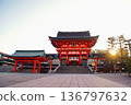 Fushimi Inari Taisha Shrine, Kyoto Prefecture, Tower Gate & Chozuya, Fushimi Ward, Kyoto City, Fukakusa Yabunouchi-cho 136797632