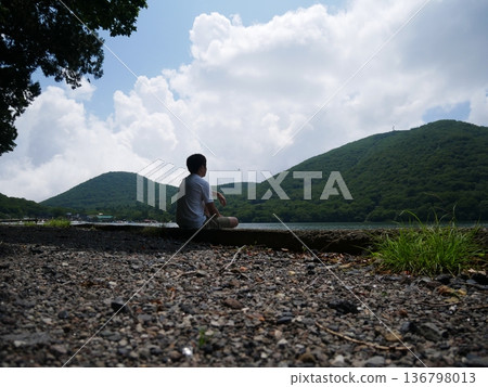 Relax by the lake Relax by the lake 136798013