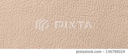 Light beige leather textile texture background with fine grain, macro surface. Upholstery structure fabric backdrop 136798029