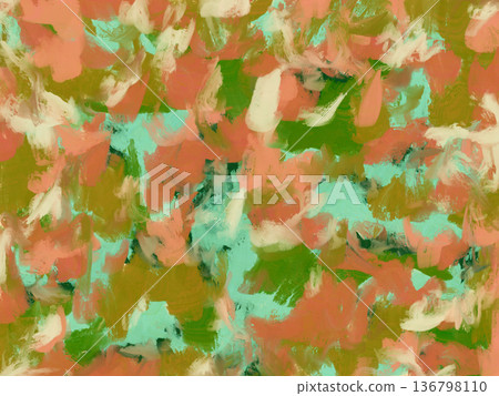 油畫風格的抽象畫 136798110