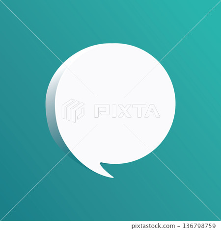 Speech bubble blank frame, text quote box, message Speech bubble blank frame, text quote box, message 136798759