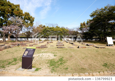 岡山城塔基3號奠基石,岡山縣岡山市,2025年3月 岡山城塔基3號奠基石,岡山縣岡山市,2025年3月 136799923