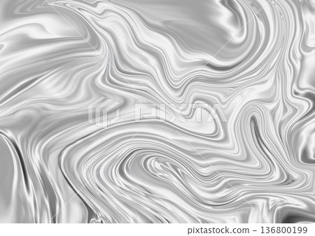 Shiny monochrome marble pattern background material 136800199