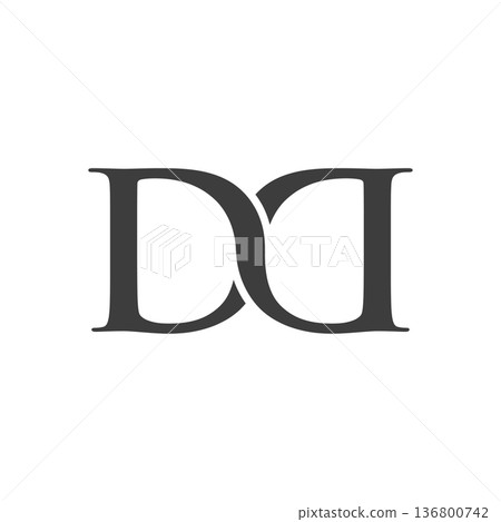 Letter D D Initial Vector Logo Template Letter D D Initial Vector Logo Template 136800742