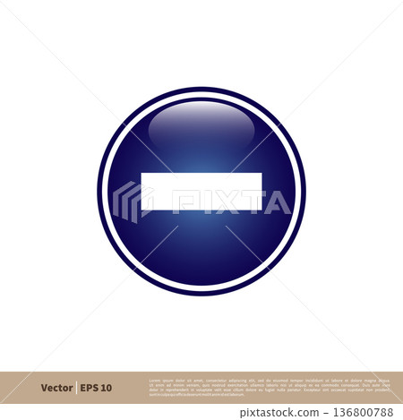 Forbidden Signage Icon Vector Logo Template Illustration Design. Vector EPS 10. Forbidden Signage Icon Vector Logo Template Illustration Design. Vector EPS 10. 136800788