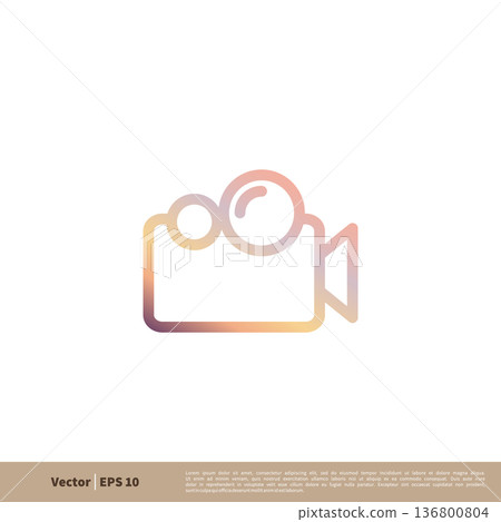 Movie, Camera, Cinema Icon Vector Logo Template Illustration Design. Vector EPS 10. Movie, Camera, Cinema Icon Vector Logo Template Illustration Design. Vector EPS 10. 136800804