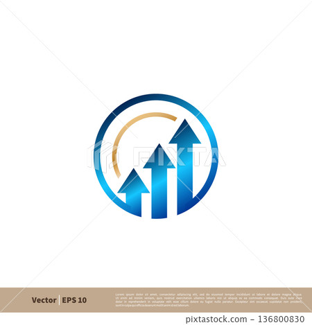 Stock Exchange Logo Template Illustration Design. Vector EPS 10. Stock Exchange Logo Template Illustration Design. Vector EPS 10. 136800830