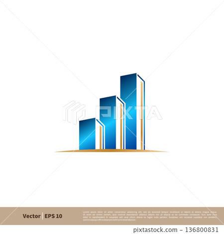Stock Exchange Logo Template Illustration Design. Vector EPS 10. 136800831