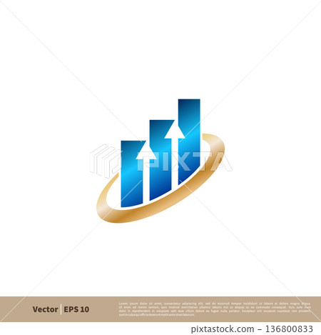 Stock Exchange Logo Template Illustration Design. Vector EPS 10. 136800833