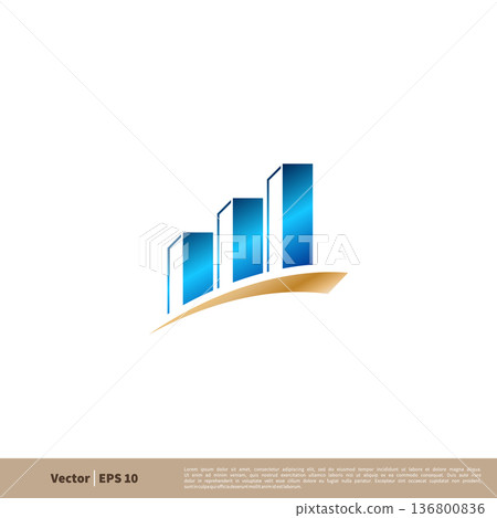 Stock Exchange Logo Template Illustration Design. Vector EPS 10. 136800836