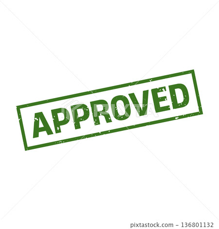 Approved Stamp. Approved Square Sign Approved Stamp. Approved Square Sign 136801132