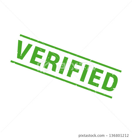 Verified Stamp. Verified Grunge Square Sign 136801212