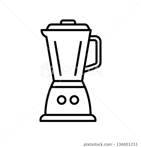 Blender Icon Vector Design Illustration 136801231
