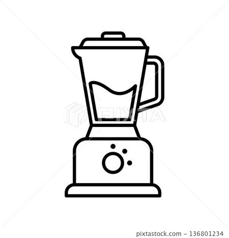 Blender Icon Vector Design Illustration 136801234