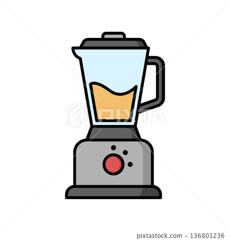 Blender Icon Vector Design Illustration 136801236