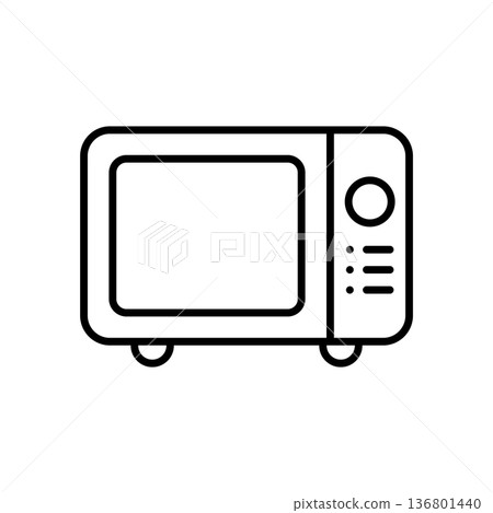Microwave Icon Vector Design Illustration Microwave Icon Vector Design Illustration 136801440
