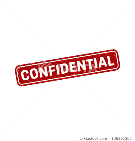 Confidential Stamp, Confidential Square Sign Confidential Stamp, Confidential Square Sign 136801503