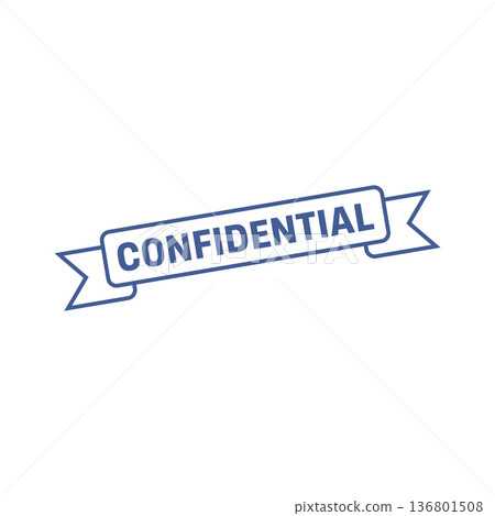 Confidential Stamp, Confidential Square Sign Confidential Stamp, Confidential Square Sign 136801508