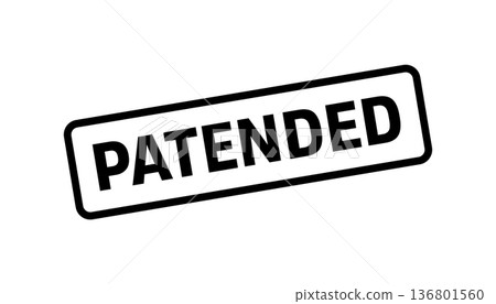 Patended Stamp,Patended Square Sign Patended Stamp,Patended Square Sign 136801560