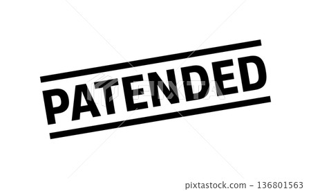 Patended Stamp,Patended Square Sign Patended Stamp,Patended Square Sign 136801563