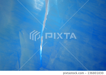 light blue iceberg detail near while cruising to spegazzini glacier los glaciares park argentina light blue iceberg detail near while cruising to spegazzini glacier los glaciares park argentina 136801830