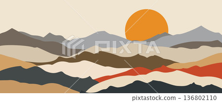 Modern urban cityscape line art vector illustration with skyscraper buildings houses and city elements for real estate and smart city background design Modern urban cityscape line art vector illustration with skyscraper buildings houses and city elements for real estate and smart city background design 136802110