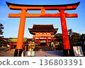 Kyoto Prefecture, Fushimi Inari Taisha Shrine, Second Torii Gate & Tower Gate, Fukakusa Yabunouchicho, Fushimi Ward, Kyoto City 136803391