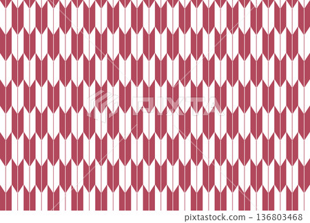Yagasuri red seamless pattern Yagasuri red seamless pattern 136803468